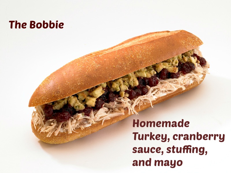 Capriotti's sandwich shop - the bobbie