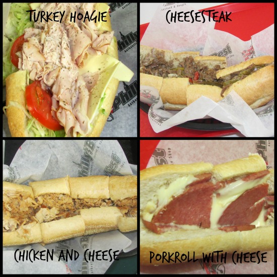 Philly's Best sandwiches collage